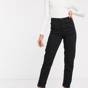 Black Topshop Mom Jeans // size 26